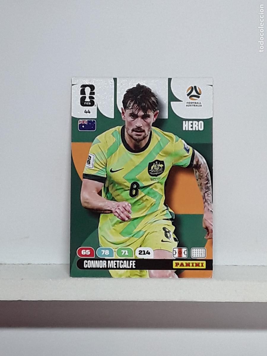 Coleccionismo cromos antiguos: ADRENALYN MUNDIAL 2026 WORLD CUP 26 ALBUM PANINI N 44 AUSTRALIA CONNOR METCALFE