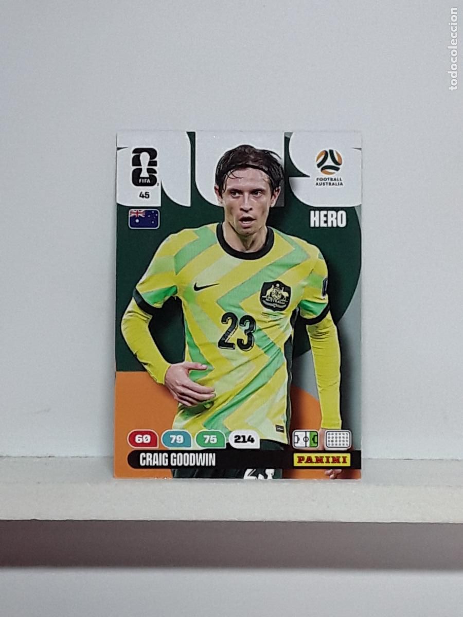 Coleccionismo cromos antiguos: ADRENALYN MUNDIAL 2026 WORLD CUP 26 ALBUM PANINI N 45 AUSTRALIA CRAIG GOODWIN