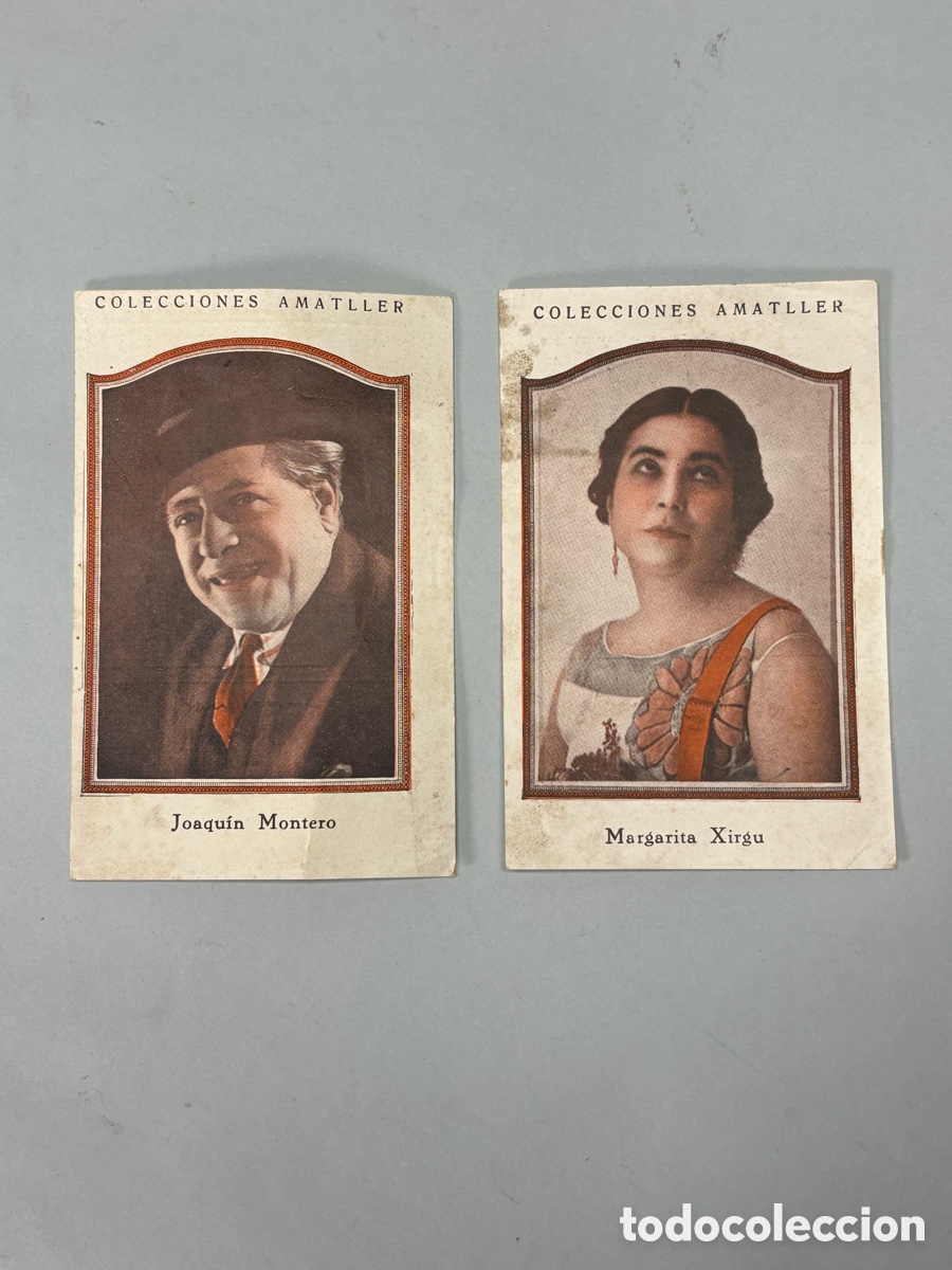 Coleccionismo cromos antiguos: LOTE 2 CROMOS CHOCOLATES AMATLLER &ndash; COLECCIONES AMATLLER