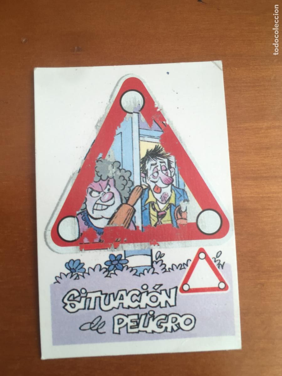 Coleccionismo cromos antiguos: los rasca traficolocos bimbo bimbocao cromo nunca pegado