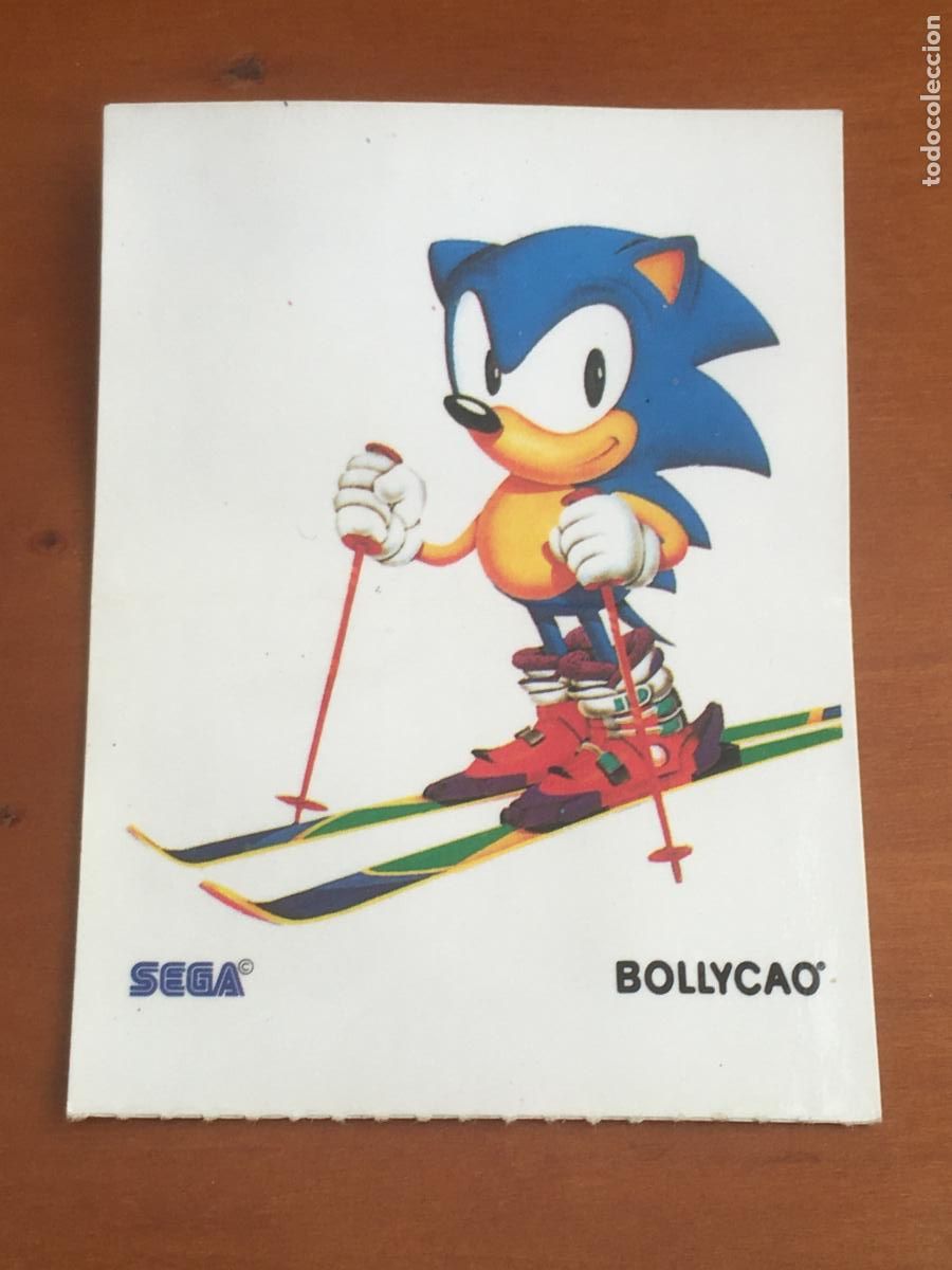 Coleccionismo cromos antiguos: bollycao sega sonic novedad 92 cromo nunca pegado