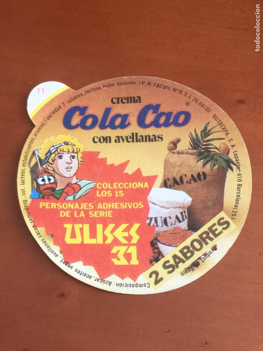 Coleccionismo cromos antiguos: ulises 31 cola cao cromo original antiguo