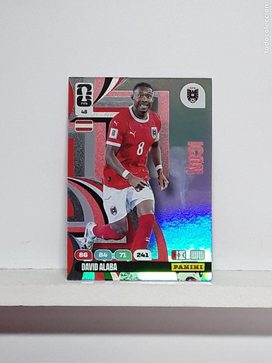 Coleccionismo cromos antiguos: ADRENALYN MUNDIAL 2026 WORLD CUP 26 ALBUM PANINI N 48 AUSTRIA DAVID ALABA