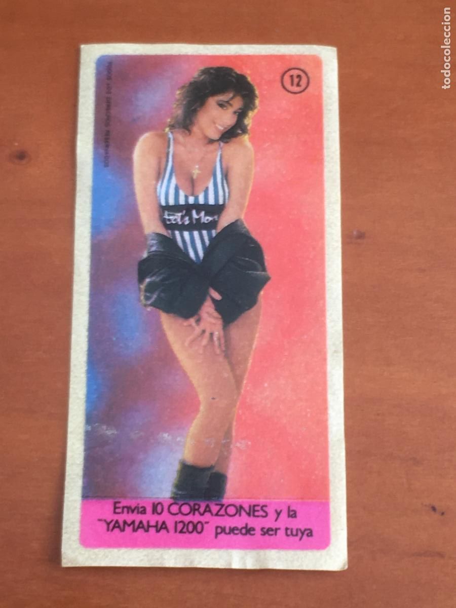 Coleccionismo cromos antiguos: chicle sabrina salerno cromo original nunca pegado