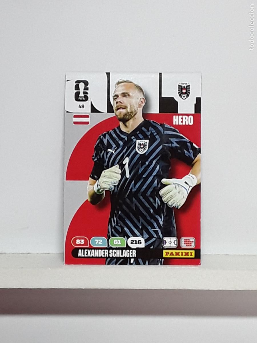 Coleccionismo cromos antiguos: ADRENALYN MUNDIAL 2026 WORLD CUP 26 ALBUM PANINI N 49 AUSTRIA ALEXANDER SCHLAGER