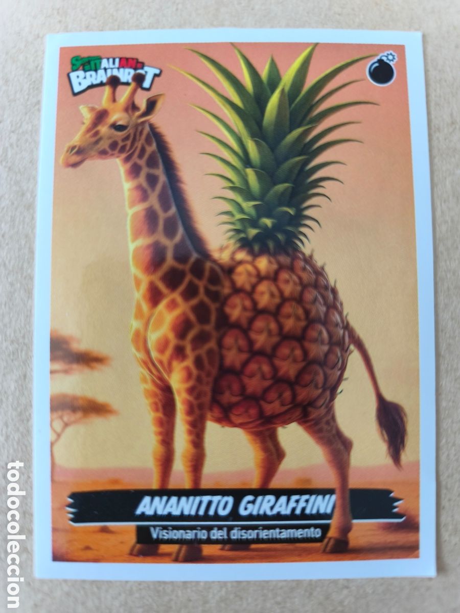 Coleccionismo cromos antiguos: Panini Skifidol Italian Brainrot. Stickers, Ananitto Giraffini, #3