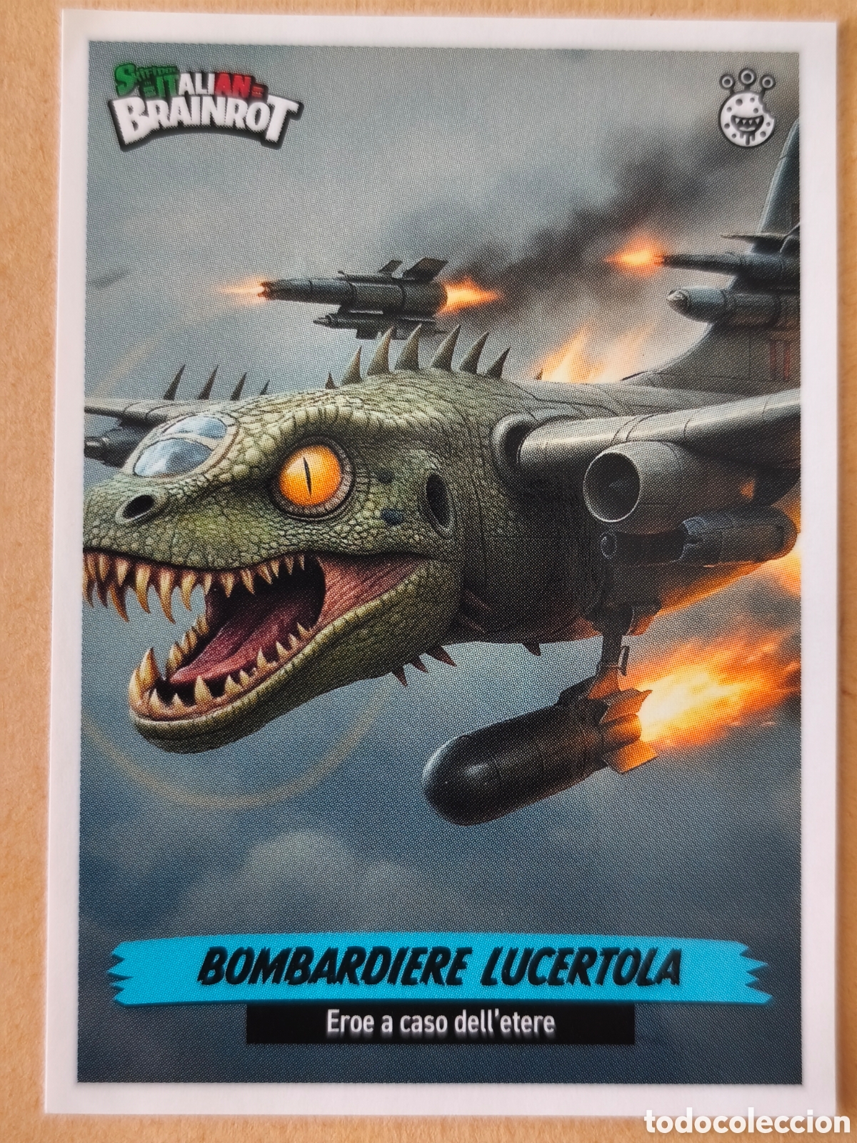 Coleccionismo cromos antiguos: Panini Skifidol Italian Brainrot. Stickers, Bombardiere Lucertola, #28