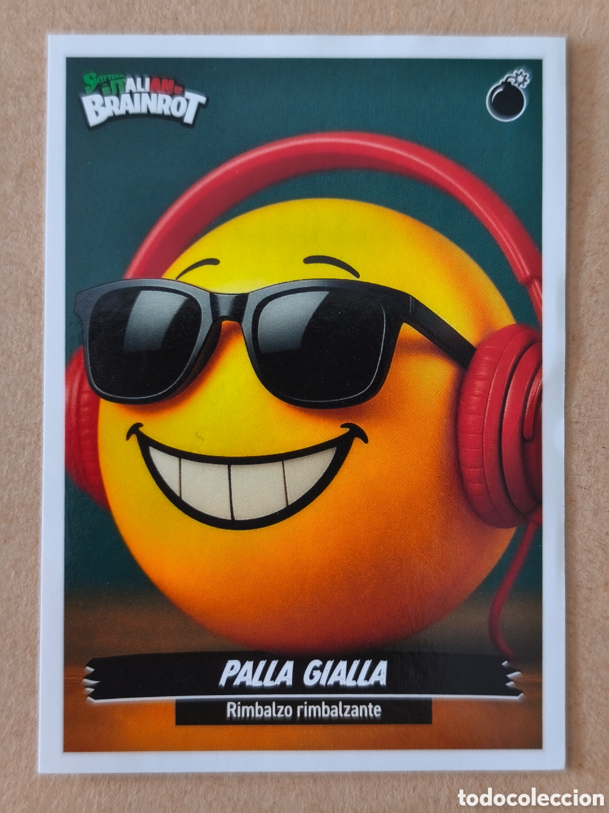 Coleccionismo cromos antiguos: Panini Skifidol Italian Brainrot. Stickers, Palla Gialla , #183