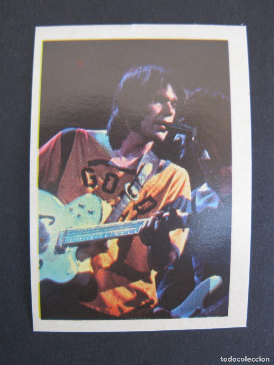 Coleccionismo cromos antiguos: POP FESTIVAL - CROMO N&ordm; 28 - NEIL YOUNG - EDITORIAL FHER - NUNCA PEGADO.