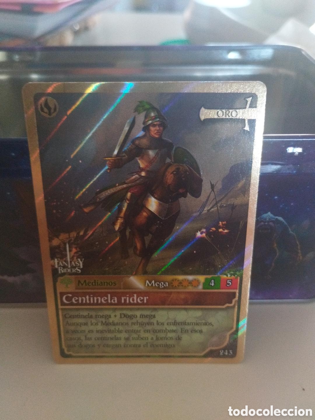 Coleccionismo cromos antiguos: Centinela Mega Rider &ndash; Medianos &ndash; ORO