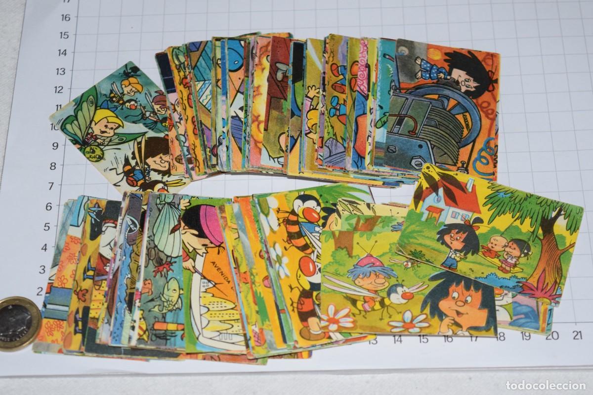 Collectable Antique Stickers: LA FAMILIA TELER&Iacute;N, EN EL PA&Iacute;S DE LOS CUENTOS / Colecci&oacute;n completa - 180 Cromos variados - &iexcl;Mira!