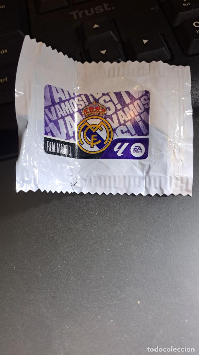Collectable Antique Stickers: CROMO ESCUDO REAL MADRID CHICLE LIGA 2026 2027 26 27 ESTE PANINI NUNCA PEGADO