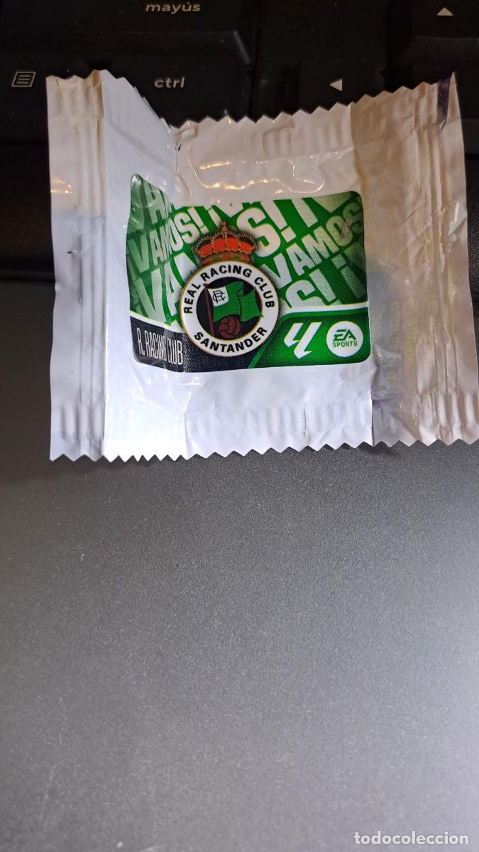 Coleccionismo cromos antiguos: CROMO ESCUDO RACING DE SANTANDER CHICLE LIGA 2026 2027 26 27 ESTE PANINI NUNCA PEGADO