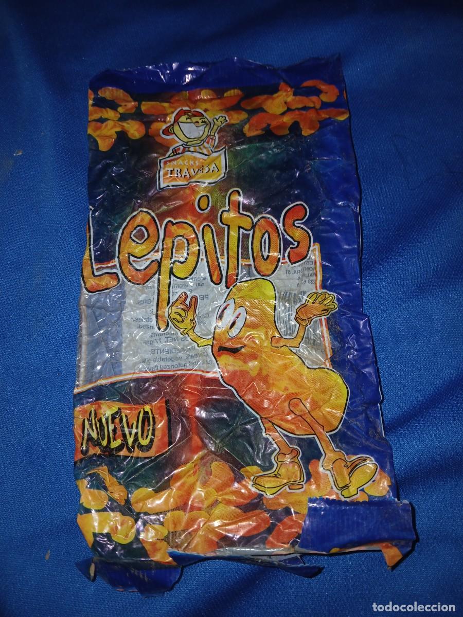 Coleccionismo cromos antiguos: Antiguo envoltorio paquete lepitos de travesa a&ntilde;o 1999 vacio