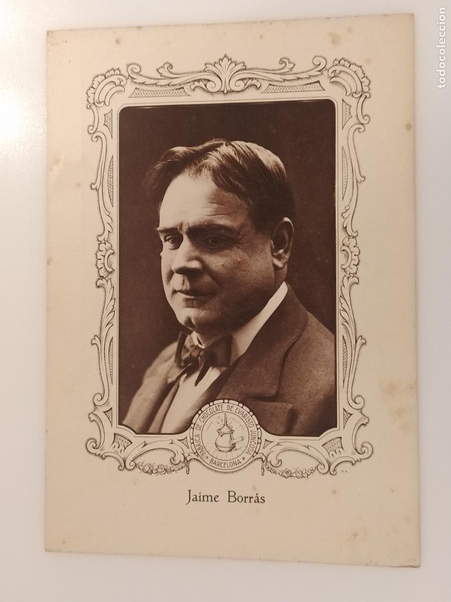Coleccionismo cromos antiguos: JAUME BORR&Aacute;S - CROMO GIGANTE ANTIGUO - CHOCOLATE JUNCOSA -VER FOTOS-(K-16.147)