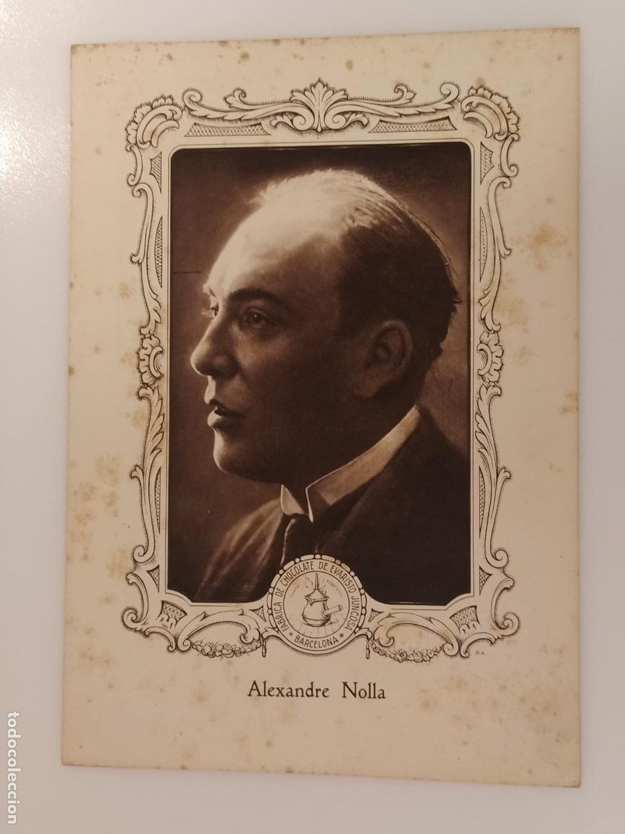 Coleccionismo cromos antiguos: ALEXANDRE NOLLA - CROMO GIGANTE ANTIGUO - CHOCOLATE JUNCOSA -VER FOTOS-(K-16.147)