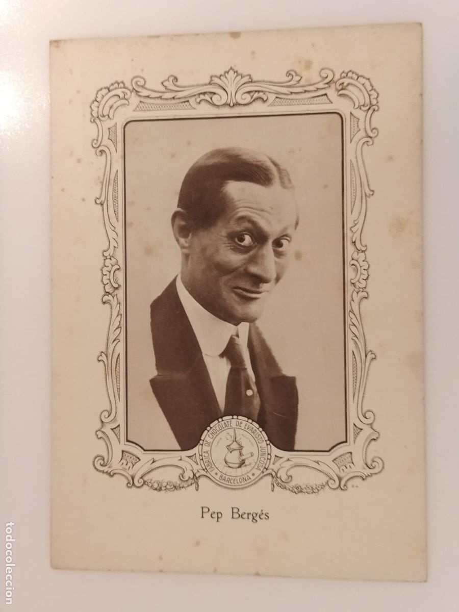 Coleccionismo cromos antiguos: PEP BERG&Eacute;S - CROMO GIGANTE ANTIGUO - CHOCOLATE JUNCOSA -VER FOTOS-(K-16.147)