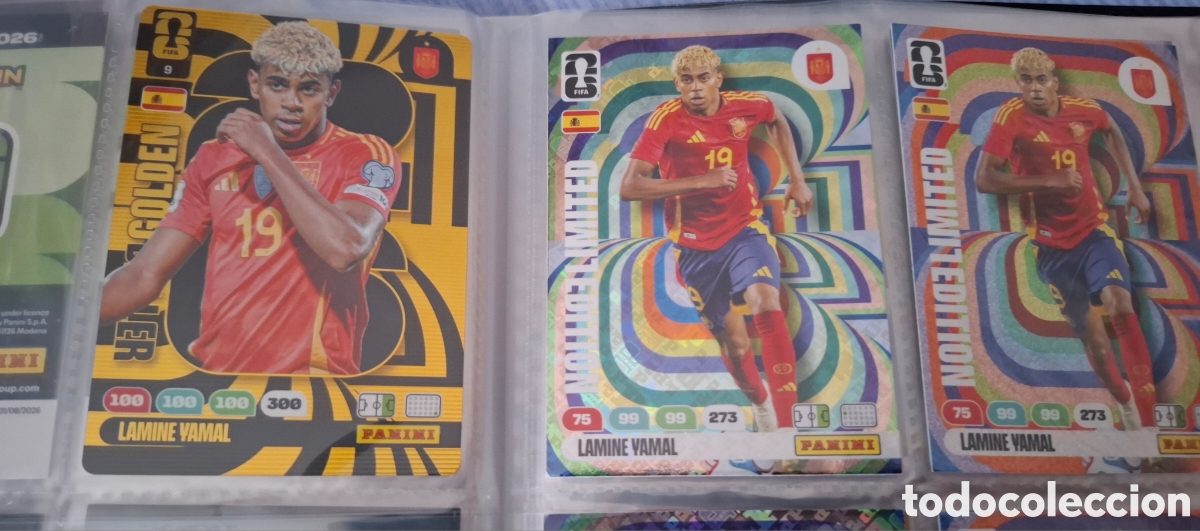 Coleccionismo cromos antiguos: Lote 4 Lamime Yamal adrenalyn mundial 2026 limited limitada