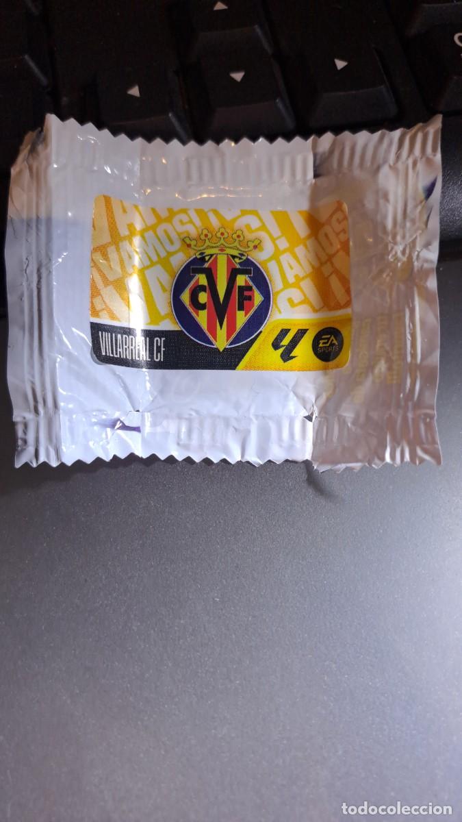 Coleccionismo cromos antiguos: CROMO ESCUDO VILLARREAL CHICLE LIGA 2026 2027 26 27 ESTE PANINI NUNCA PEGADO