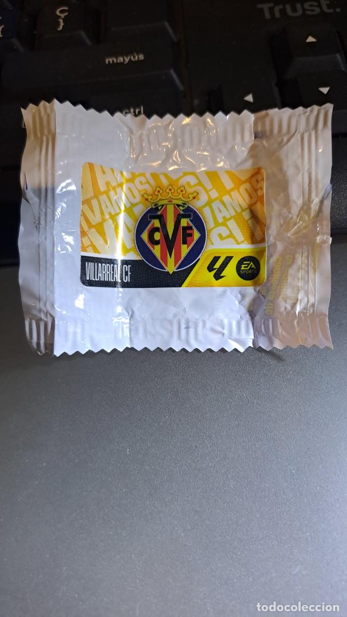 Coleccionismo cromos antiguos: CROMO ESCUDO VILLARREAL CHICLE LIGA 2026 2027 26 27 ESTE PANINI NUNCA PEGADO