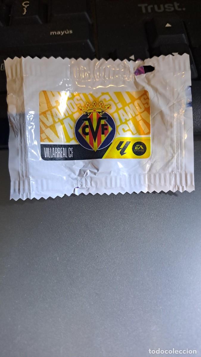 Coleccionismo cromos antiguos: CROMO ESCUDO VILLARREAL CHICLE LIGA 2026 2027 26 27 ESTE PANINI NUNCA PEGADO