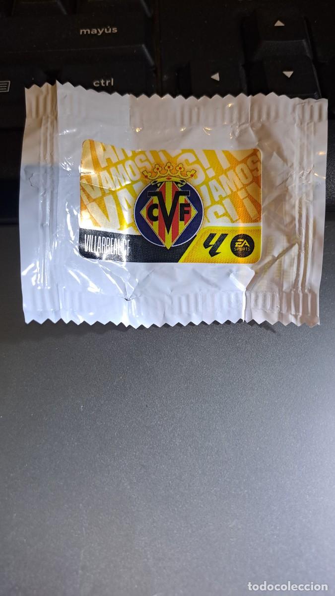 Coleccionismo cromos antiguos: CROMO ESCUDO VILLARREAL CHICLE LIGA 2026 2027 26 27 ESTE PANINI NUNCA PEGADO