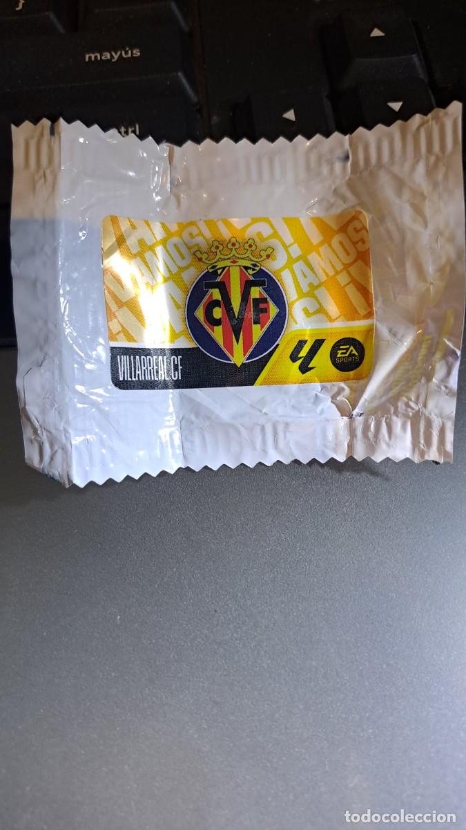 Coleccionismo cromos antiguos: CROMO ESCUDO VILLARREAL CHICLE LIGA 2026 2027 26 27 ESTE PANINI NUNCA PEGADO