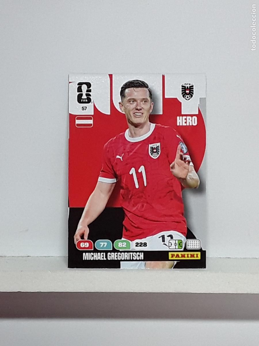 Coleccionismo cromos antiguos: ADRENALYN MUNDIAL 2026 WORLD CUP 26 ALBUM PANINI N 57 AUSTRIA MICHAEL GREGORITSCH