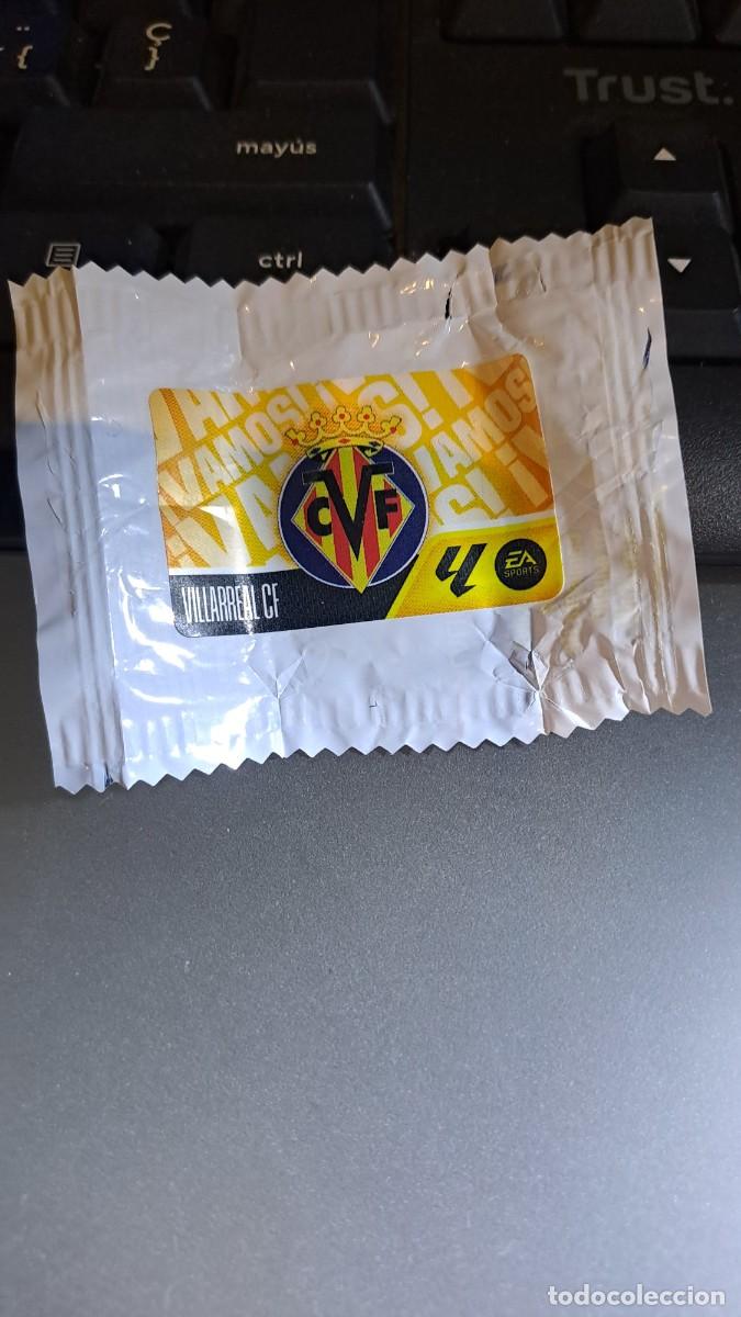 Coleccionismo cromos antiguos: CROMO ESCUDO VILLARREAL CHICLE LIGA 2026 2027 26 27 ESTE PANINI NUNCA PEGADO