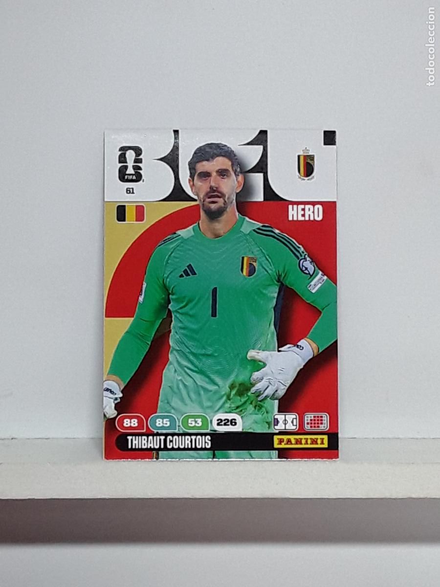 Coleccionismo cromos antiguos: ADRENALYN MUNDIAL 2026 WORLD CUP 26 ALBUM PANINI N 61 BELGICA BELGIUM THIBAUT COURTOIS