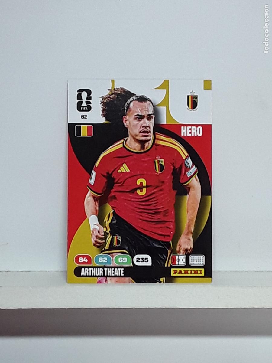 Coleccionismo cromos antiguos: ADRENALYN MUNDIAL 2026 WORLD CUP 26 ALBUM PANINI N 62 BELGICA BELGIUM ARTHUR THEATE