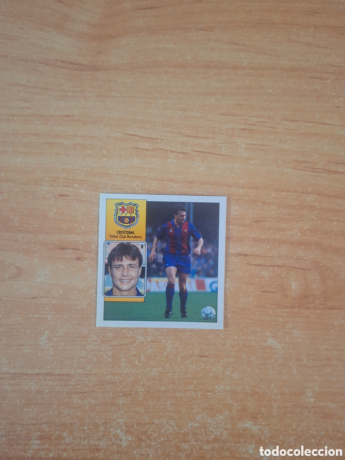 Collectable Antique Stickers: Este 92 93 Crist&oacute;bal Barcelona baja despegado ver fotos