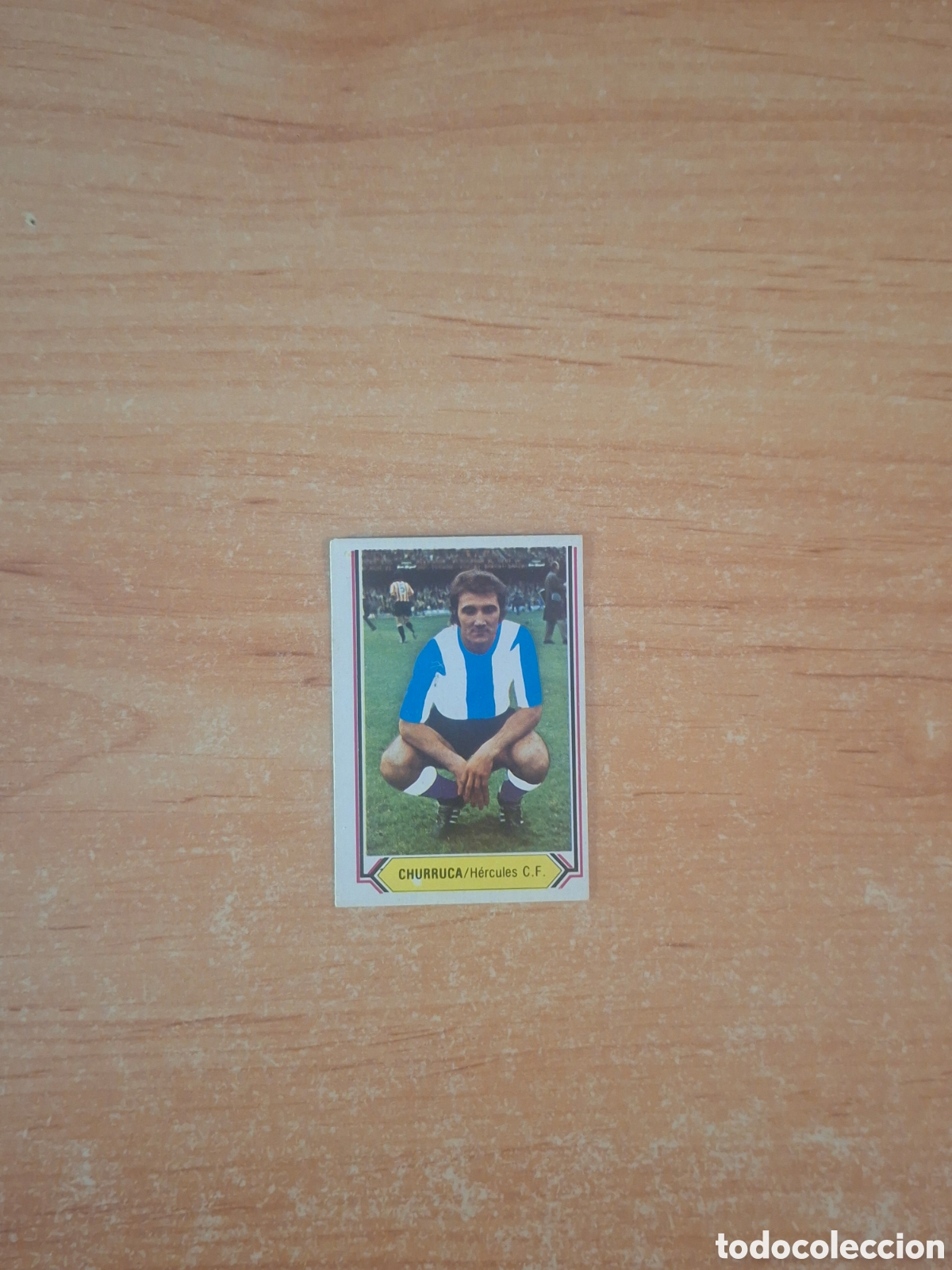 Coleccionismo cromos antiguos: Este 80 81 churruca h&eacute;rcules pintado 1 fichaje despegado ver fotos