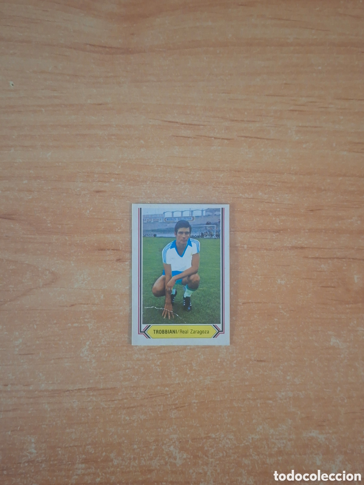 Colecionismo Cromos antigos: Este 80 81 trobiani Zaragoza fichaje 3 fumdespegado ver fotos