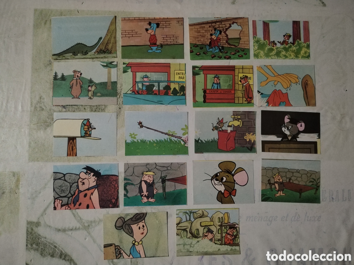 Coleccionismo cromos antiguos: Lote 25 cromos alegres historietas de la TV Fher 1963 sin pegar