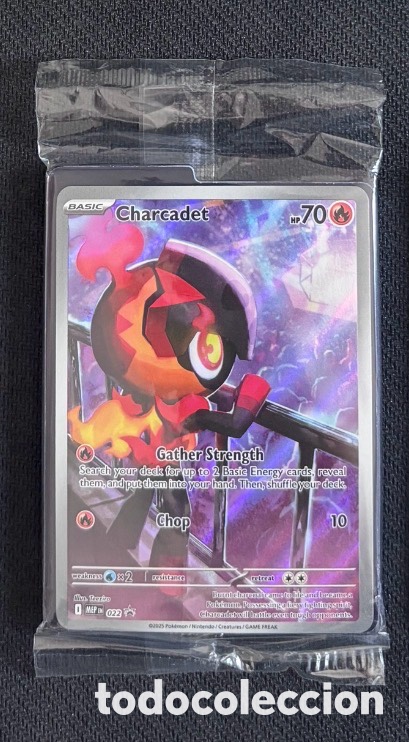 Coleccionismo cromos antiguos: CHARCADET Promo ETB POKEMON TCG SELLADA