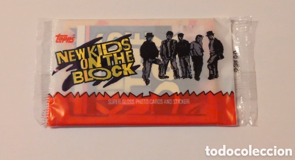 Coleccionismo cromos antiguos: Raro sobre cromos cards New Kids On The Block. Topps