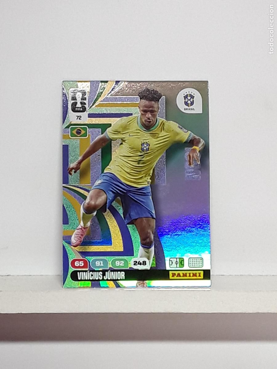 Coleccionismo cromos antiguos: ADRENALYN MUNDIAL 2026 WORLD CUP 26 ALBUM PANINI N 72 BRASIL BRAZIL VINICIUS JUNIOR