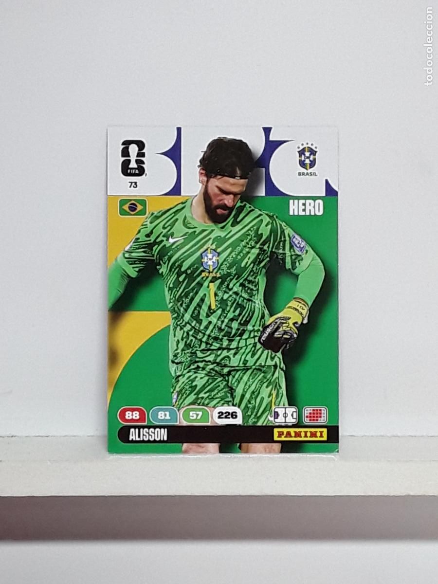 Coleccionismo cromos antiguos: ADRENALYN MUNDIAL 2026 WORLD CUP 26 ALBUM PANINI N 73 BRASIL BRAZIL ALISSON