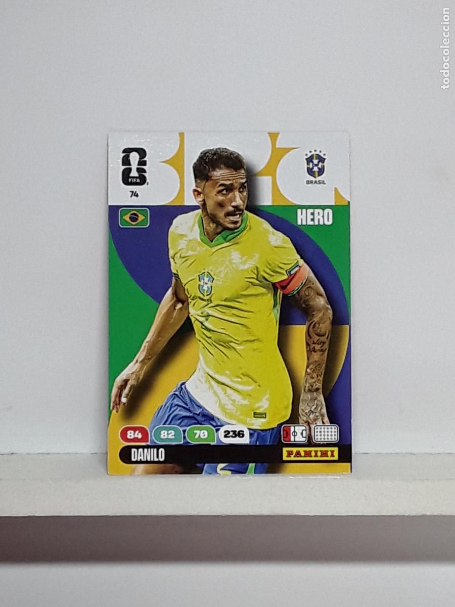 Coleccionismo cromos antiguos: ADRENALYN MUNDIAL 2026 WORLD CUP 26 ALBUM PANINI N 74 BRASIL BRAZIL DANILO
