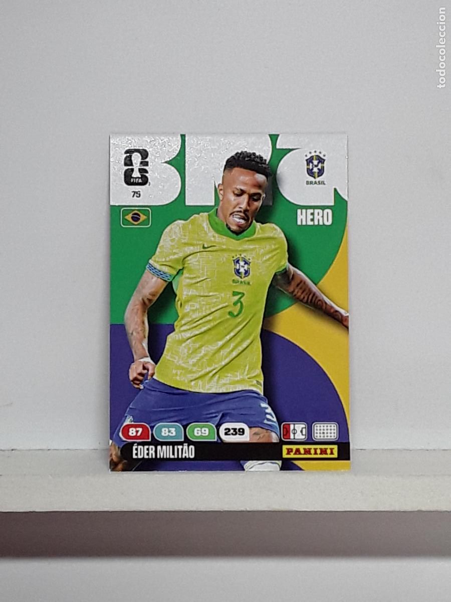 Coleccionismo cromos antiguos: ADRENALYN MUNDIAL 2026 WORLD CUP 26 ALBUM PANINI N 75 BRASIL BRAZIL EDER MILITAO