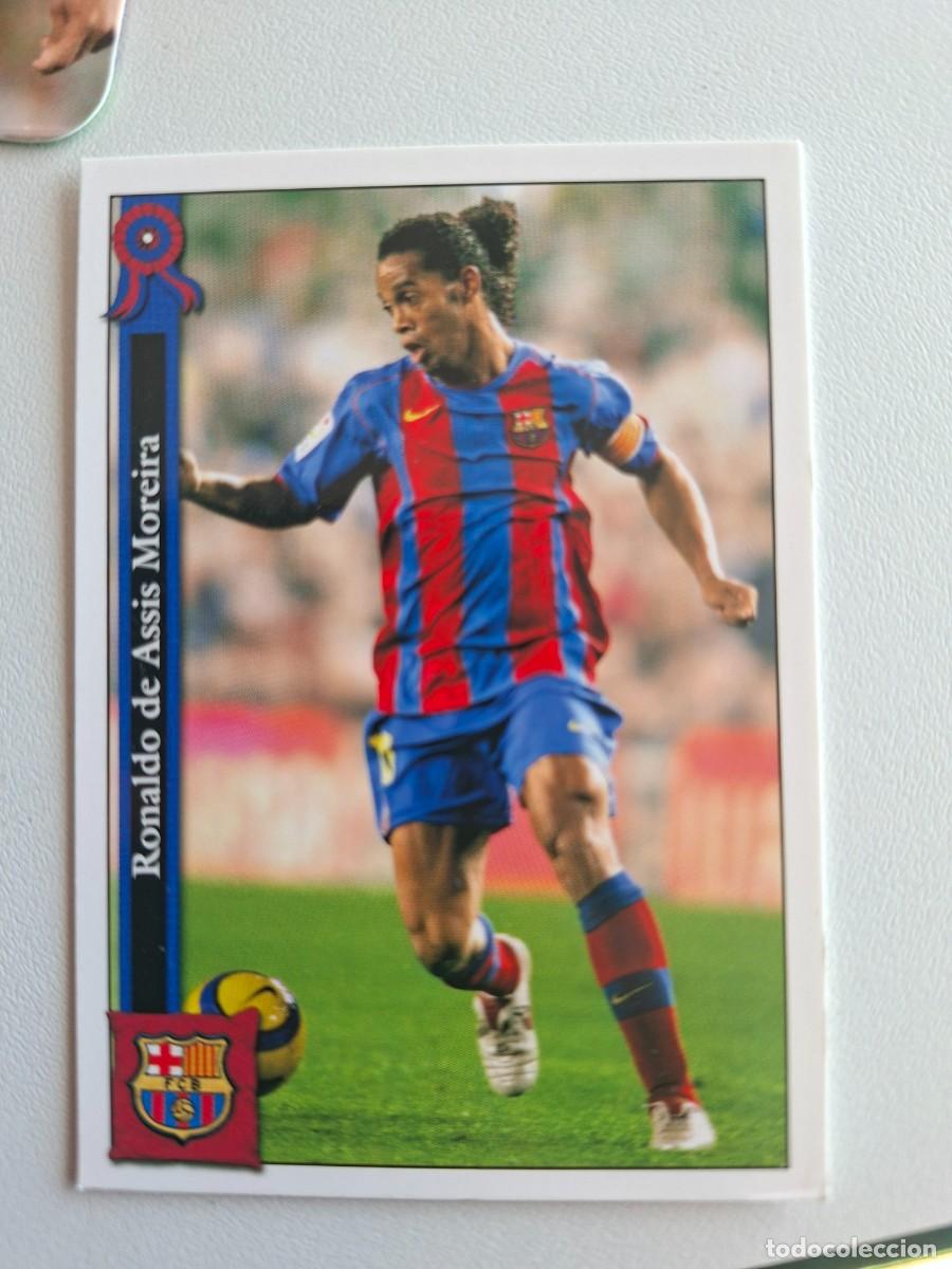 Coleccionismo cromos antiguos: Lote 9 Cromos Liga 2005-2006 Colecciones Este / Mundicromo - Ronaldinho, Zidane, Torres, Casillas