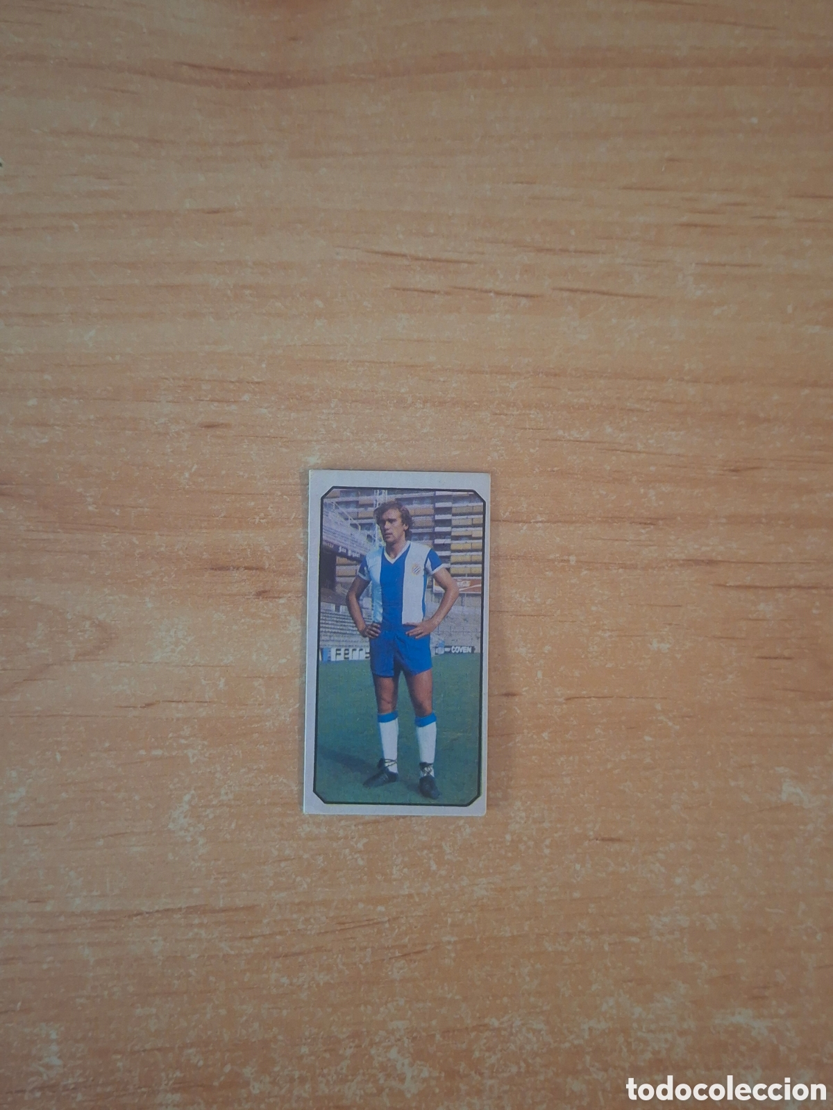 Coleccionismo cromos antiguos: Este 77 78 flores espa&ntilde;ol 18 fichaje despegado ver fotos
