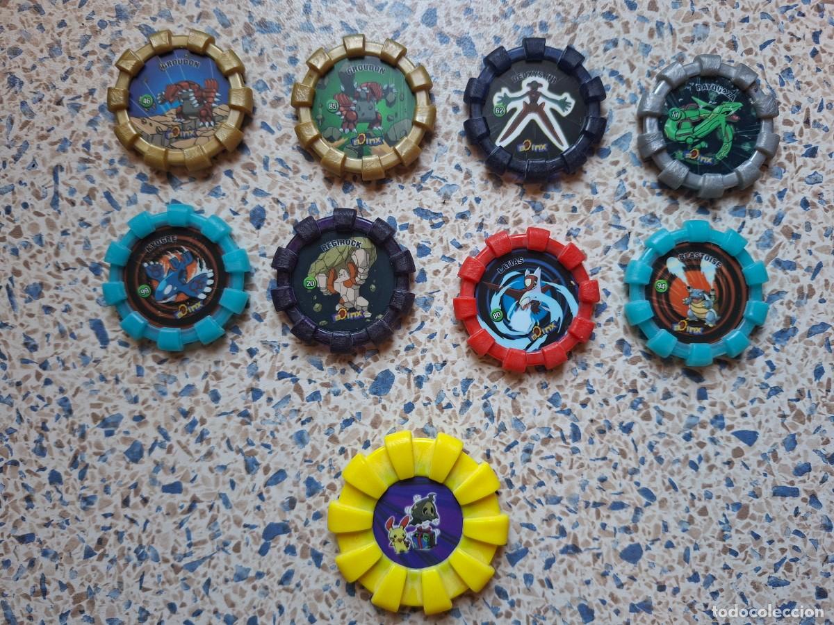 Coleccionismo cromos antiguos: Lote 9 Pok&eacute;mon Boinx Matutano 2007 - Rayquaza, Groudon, Kyogre, Deoxys + Master Boinx
