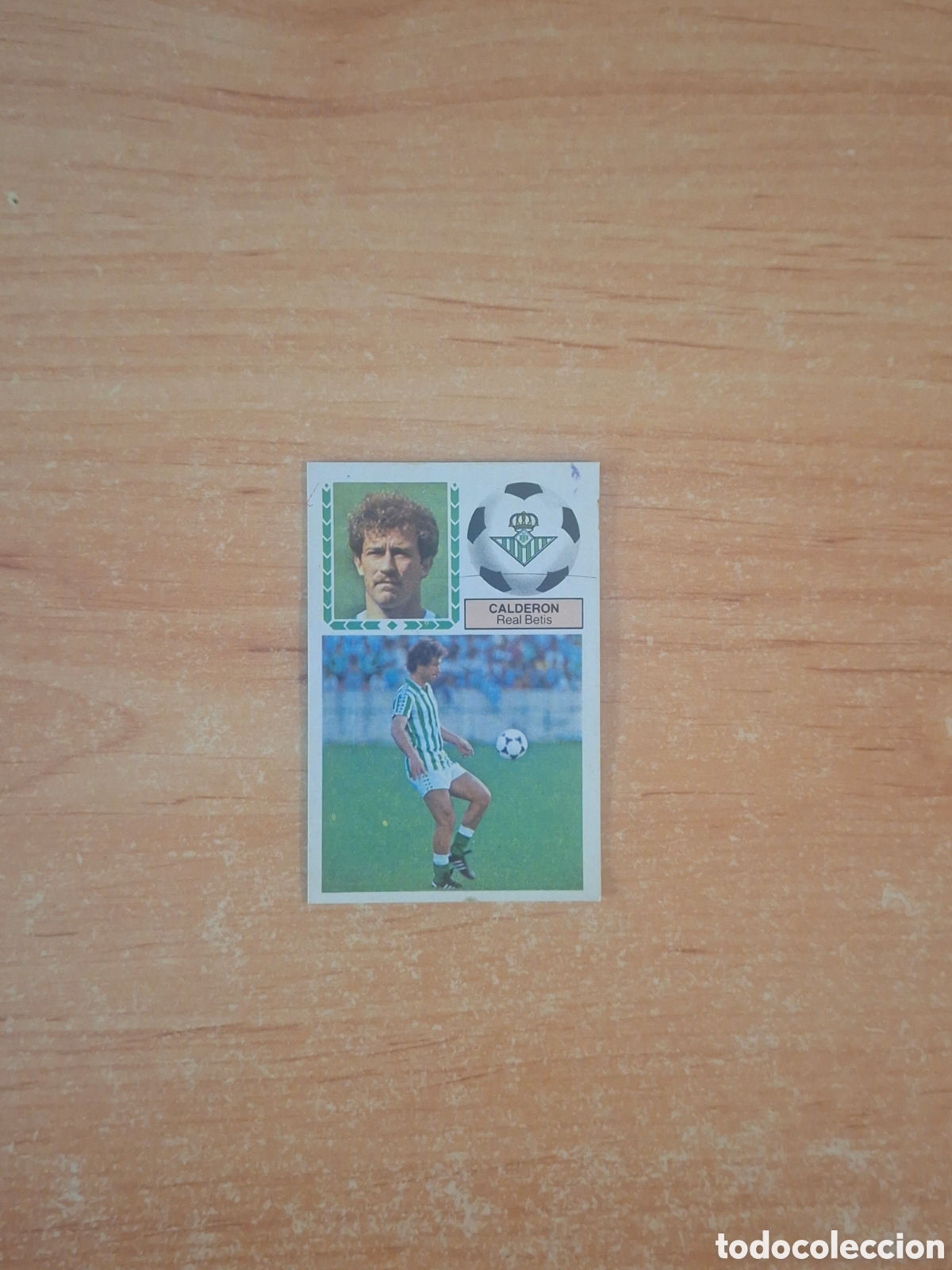 Collectionnisme Cartes &agrave; collectionner anciennes: Este 83 84 Calder&oacute;n betis triple 28 fichaje despegado ver fotos