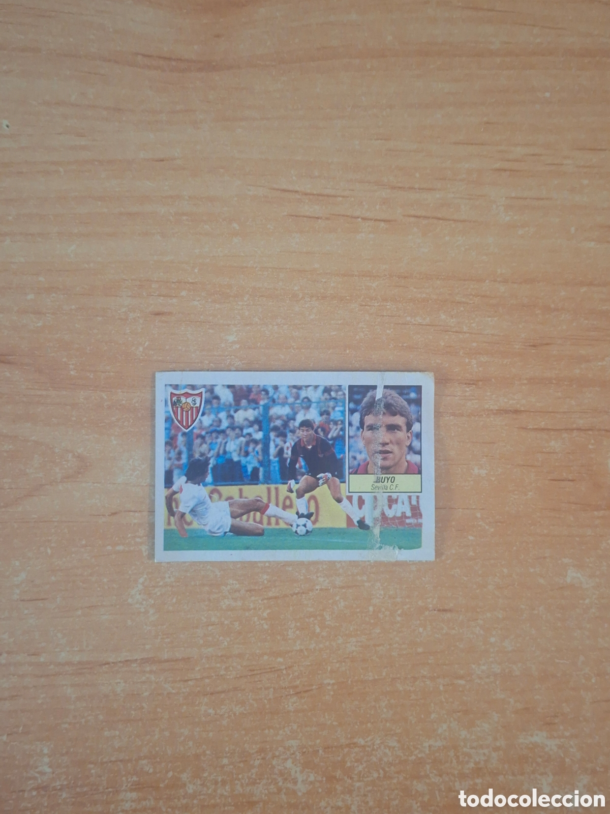 Coleccionismo cromos antiguos: Este 84 85 buyo Sevilla muy dif&iacute;cil desgastado Por delante despegado ver fotos