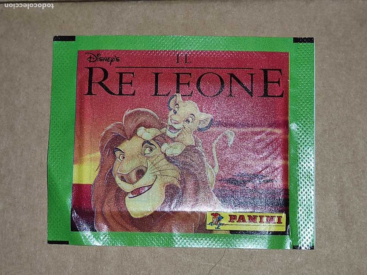 Sammeln alte Sammelbilder: SOBRE SIN ABRIR EL REY LEON DE PANINI A&Ntilde;O 1995 SOBRE EN IDIOMA ITALIANO