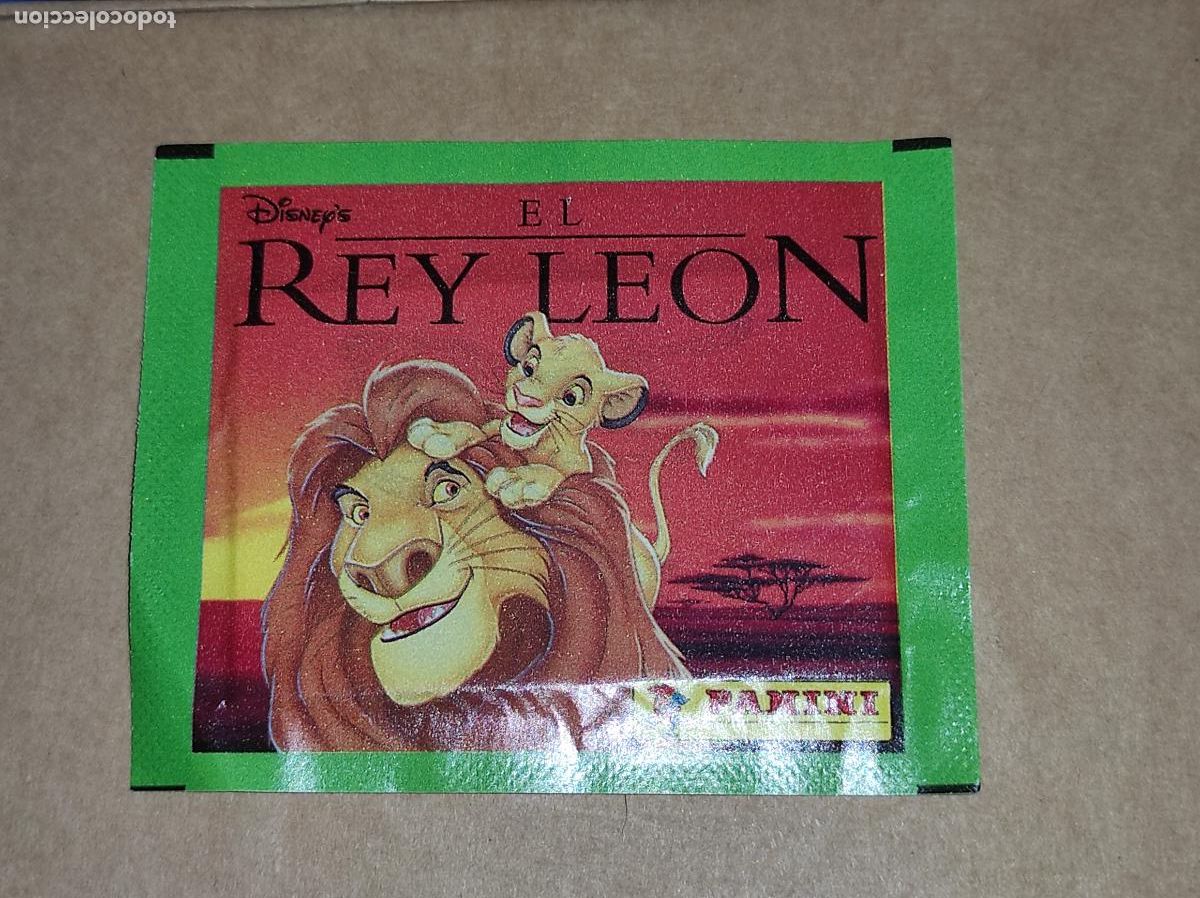 Coleccionismo cromos antiguos: SOBRE SIN ABRIR EL REY LEON DE PANINI A&Ntilde;O 1995 SOBRE EN IDIOMA ESPA&Ntilde;OL