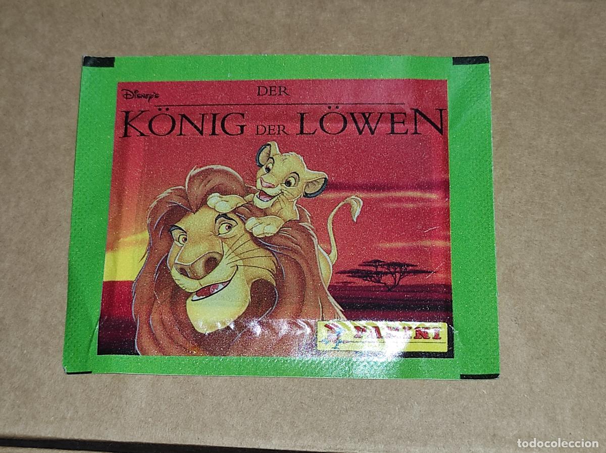 Coleccionismo cromos antiguos: SOBRE SIN ABRIR EL REY LEON DE PANINI A&Ntilde;O 1995 SOBRE EN IDIOMA ALEMAN