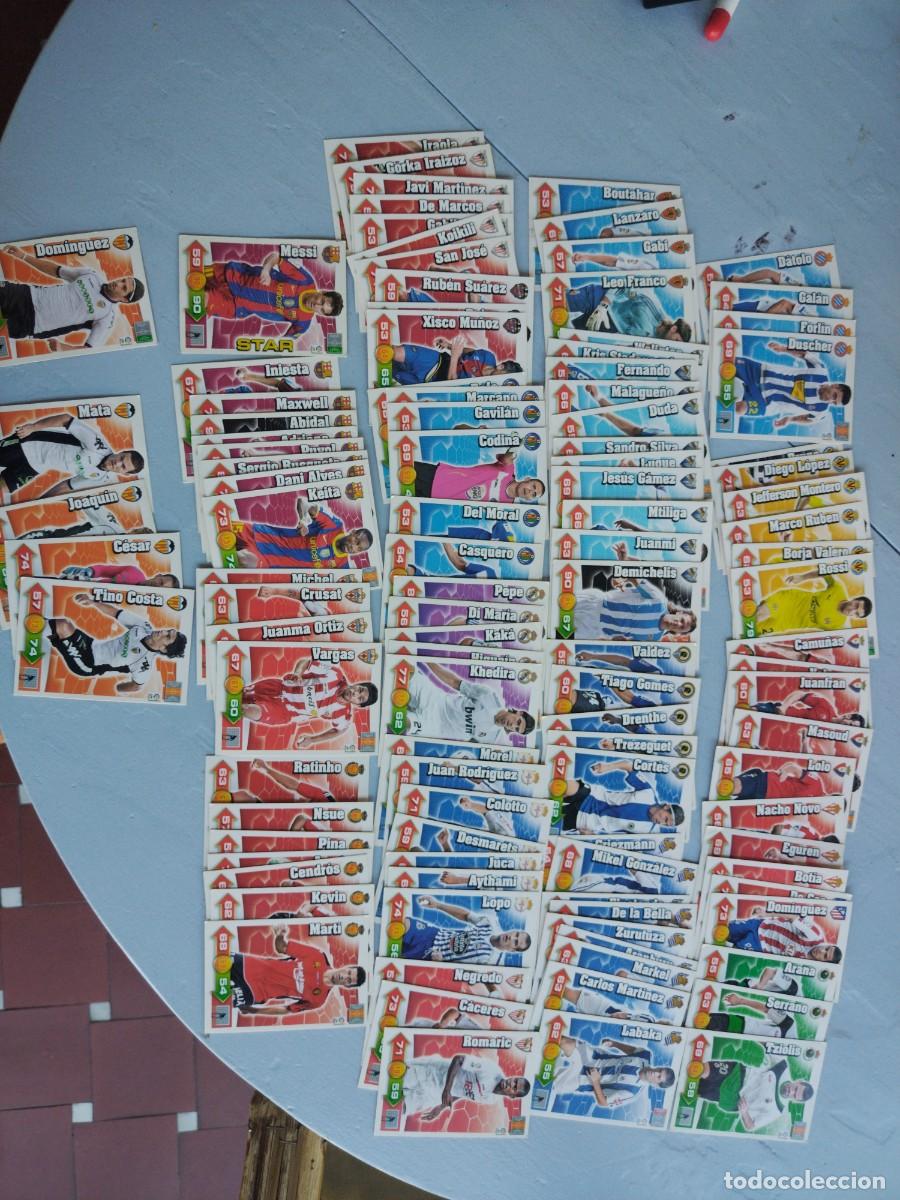 Coleccionismo cromos antiguos: Lote 108 cromos diferentes ADRENALYN 2010-11